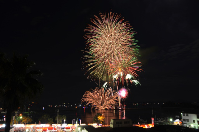 島原温泉ガマダス花火大会（島原市）